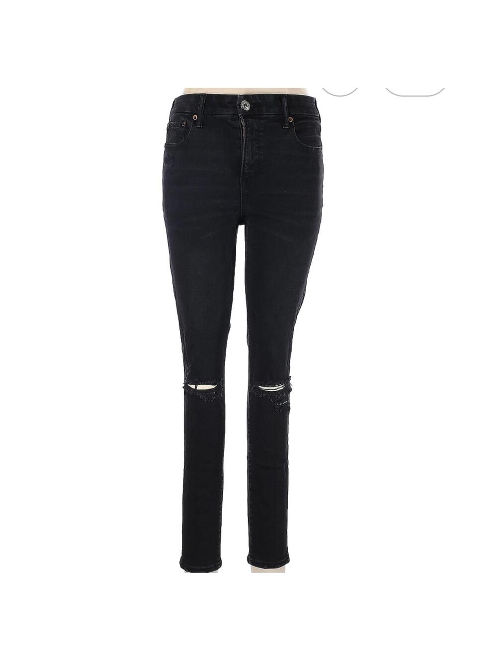 American Eagle Outfitters Black Skinny Jeggings Size 10